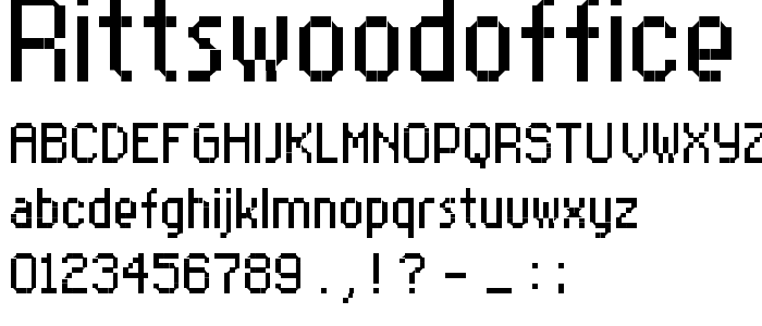 RittswoodOffice_Lg Regular font